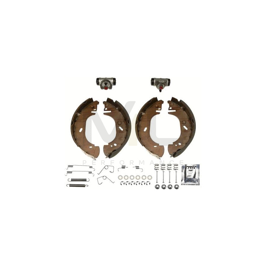 TRW Brake Kit BK1667 Brake Shoe Set for FORD TRANSIT with wheel brake cylinder | ML Performance Car Parts