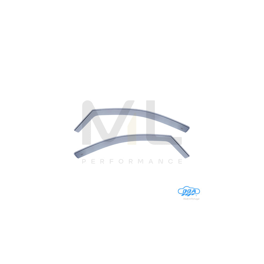 DGA 08028 Wind deflectors for FORD FIESTA Arrow direction, Front, inner