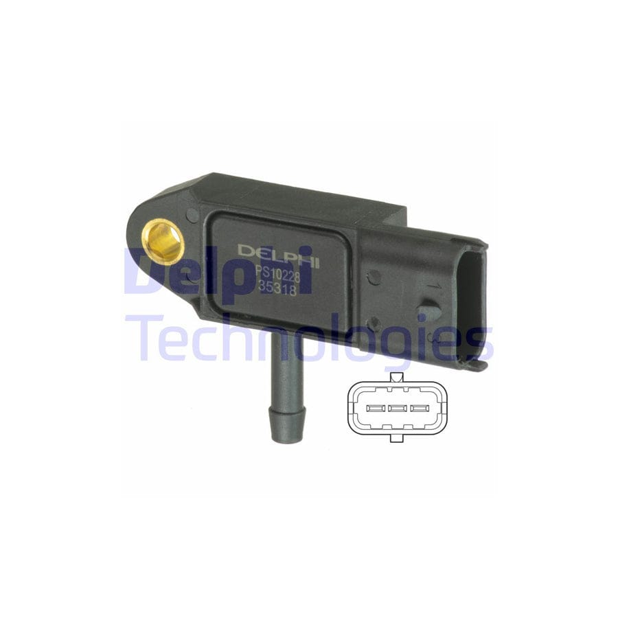 Delphi Ps10228 Intake Manifold Pressure Sensor