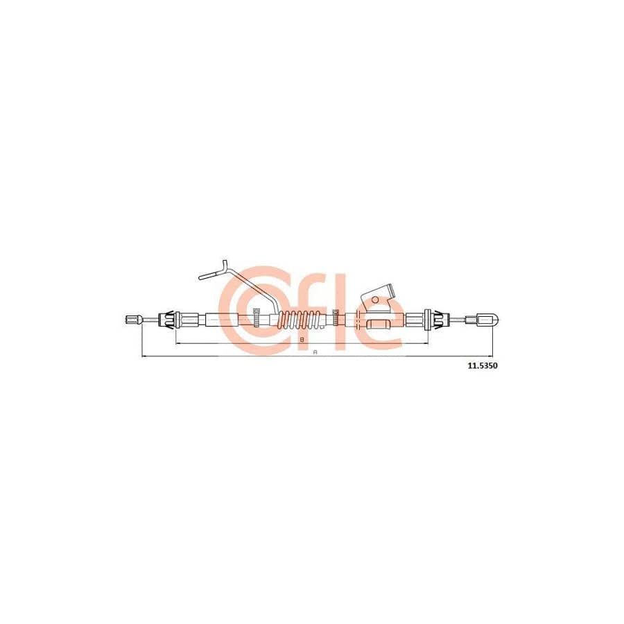 Cofle 92.11.5350 Hand Brake Cable