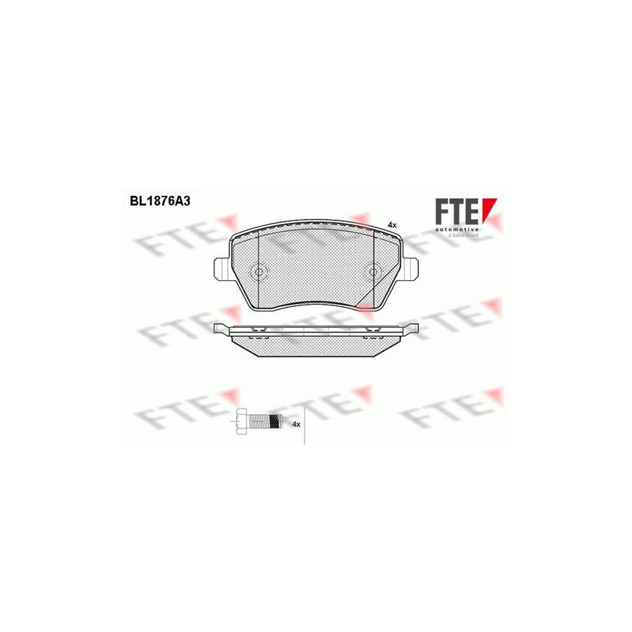 FTE Bl1876A3 Brake Pad Set