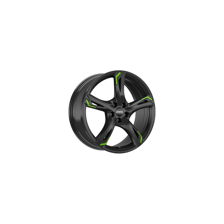 Ronal R62 Green 7.5x18 ET35 62R8755.07X/020 GREEN Jetblack Green Wheel