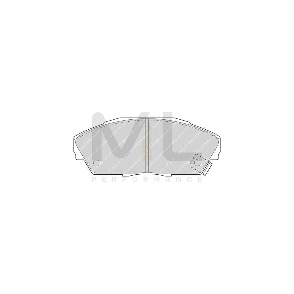 Ferodo Fsl541 Brake Pad Set Fuse+ Technology, Not Prepared For Wear Indicator | ML Performance Car Parts