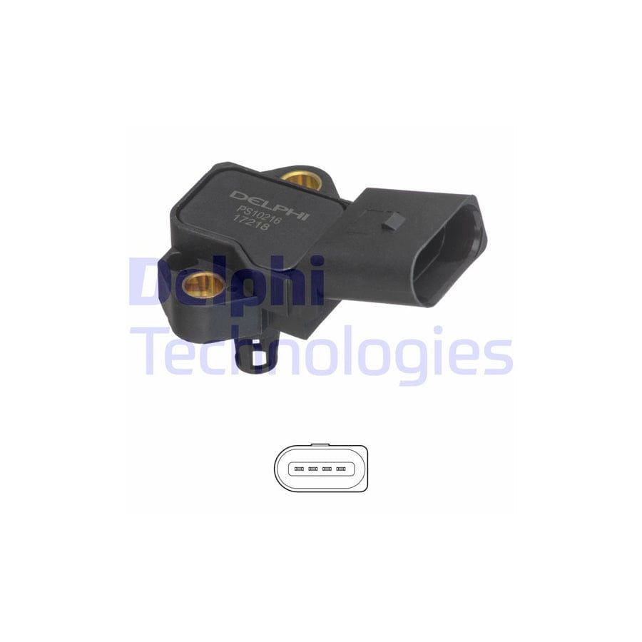 Delphi Ps10216 Intake Manifold Pressure Sensor