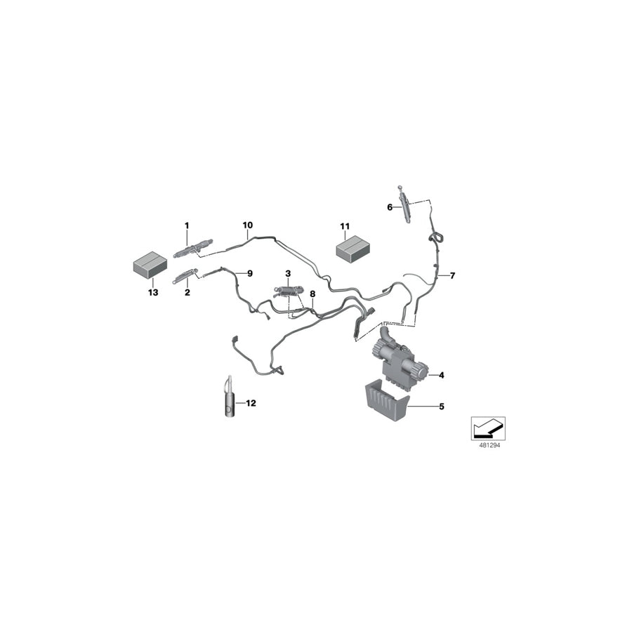 Genuine BMW 54377183352 E93 Hydraulic Hose Right (Inc. 328i, M3 & 320i) | ML Performance US Car Parts