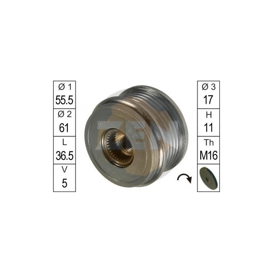 Era 219008 Alternator Freewheel Clutch
