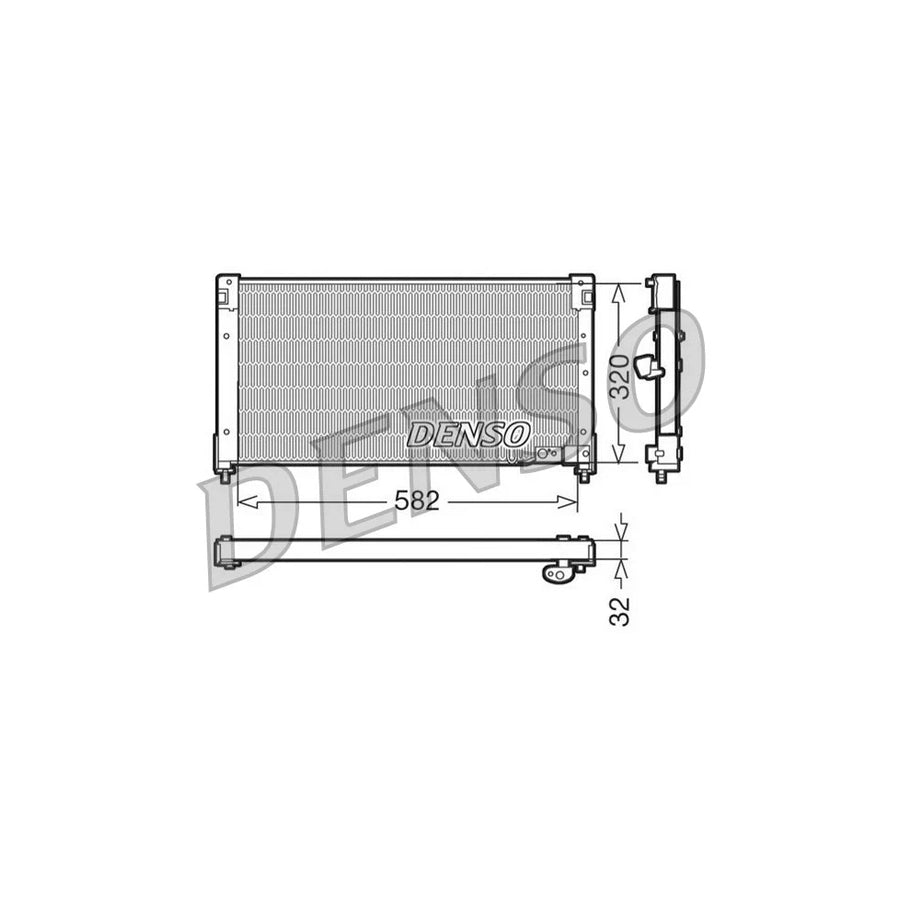 DENSO DCN40001 Air Conditioning Condenser