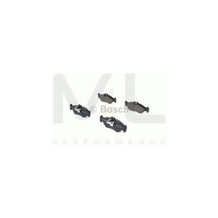 Bosch 0986424463 Brake Pad Set With Anti-Squeak Plate, With Mounting Manual, With Piston Clip BP232 | ML Performance Car Parts