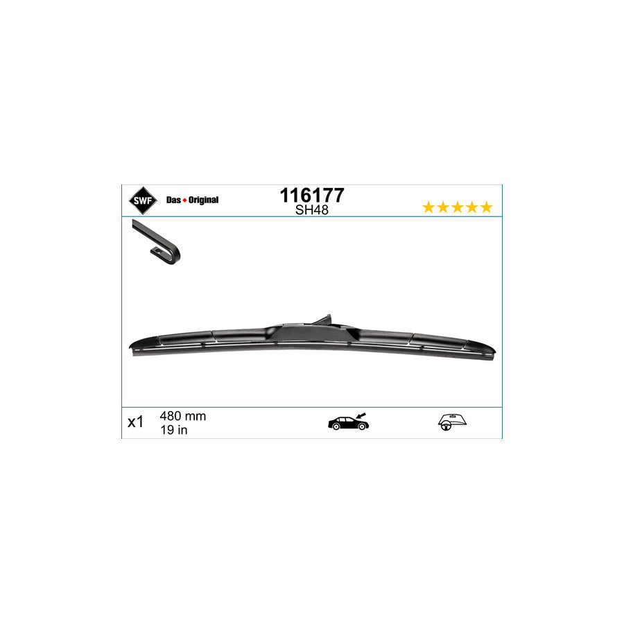 Swf Hybrid 116177 Wiper Blade | ML Performance US Car Parts