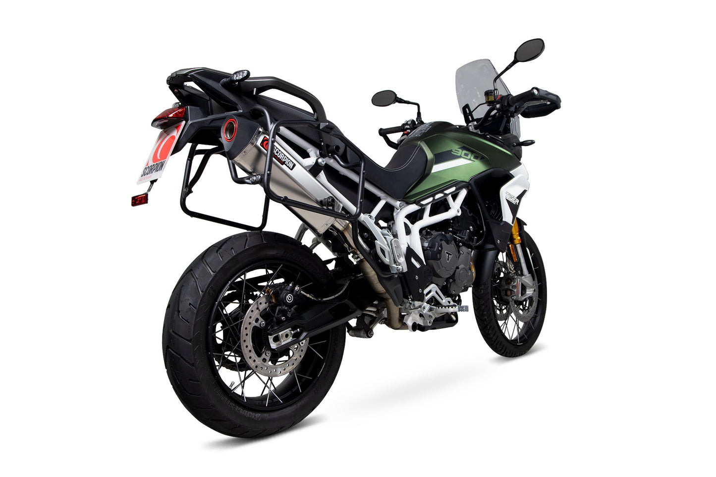 Scorpion RTR90TEO Triumph Tiger 900 Serket Parallel Slip-On - Titanium Sleeve | ML Performance US US