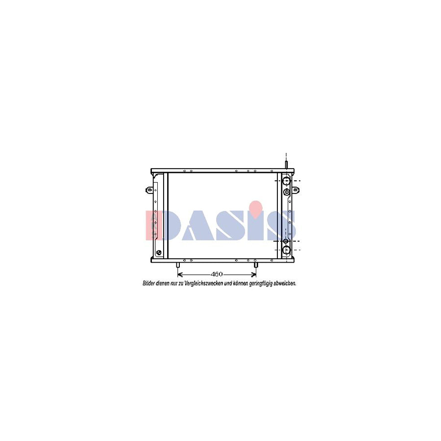 AKS Dasis 180026N Engine Radiator for Renault Trucks B