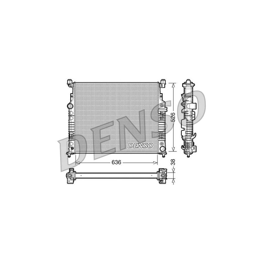 DENSO DRM17007 Engine Radiator