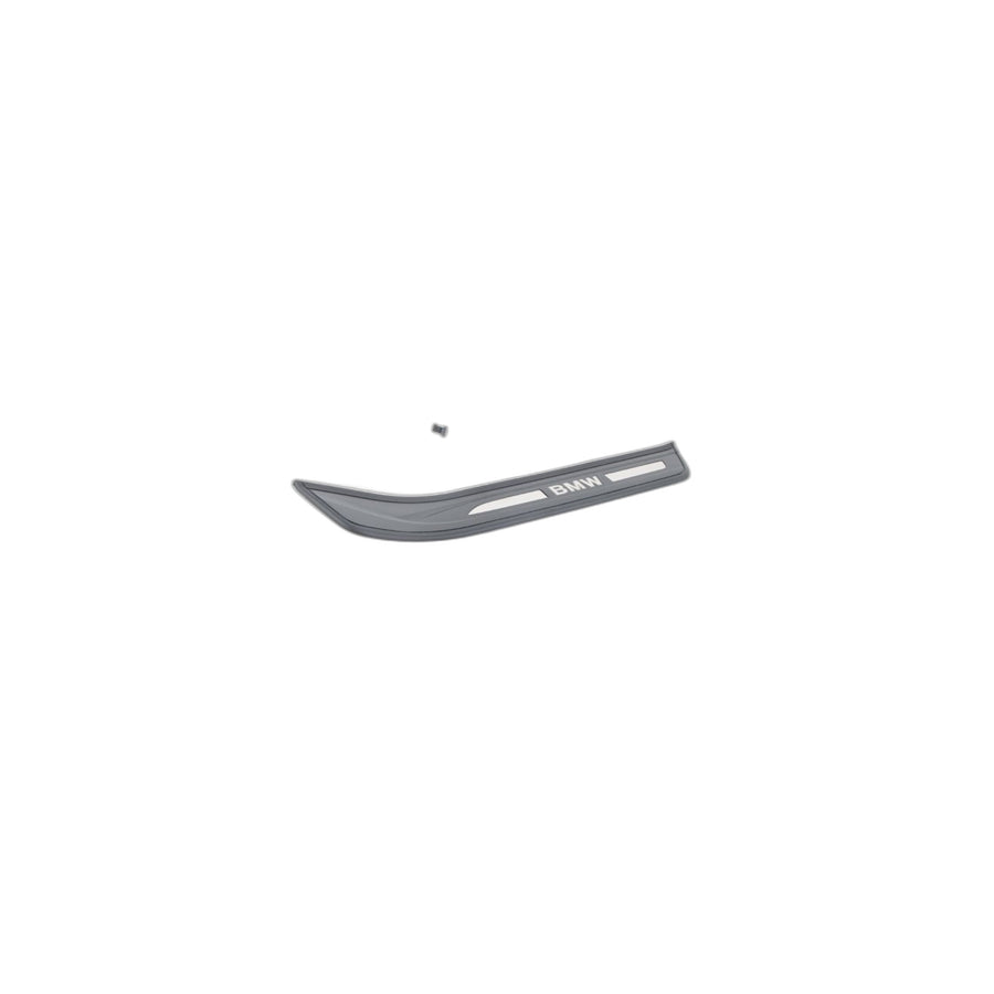 Genuine BMW 51477193476 Cover, Door Sill, Lighted, Rear Right BMW (Inc. 550i, 535iX & 535dX) | ML Performance US Car Parts