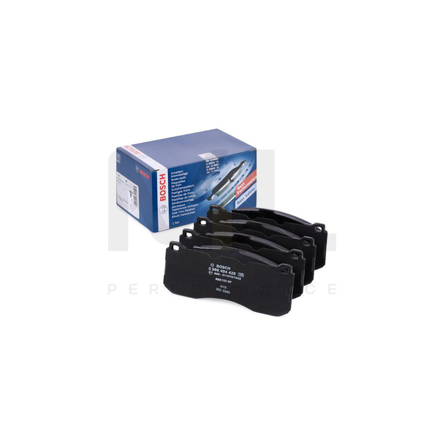 Bosch 0986494428 Brake Pad Set With Anti-Squeak Plate BP1350 | ML Performance Car Parts