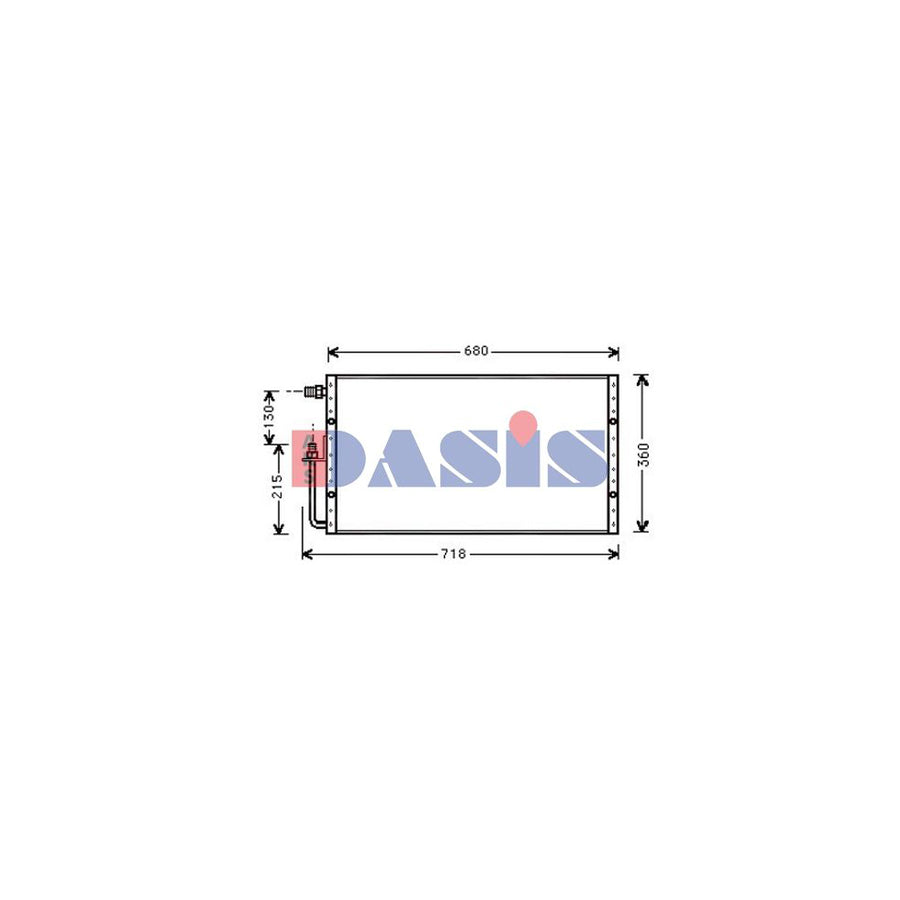 AKS Dasis 132018N Air Conditioning Condenser