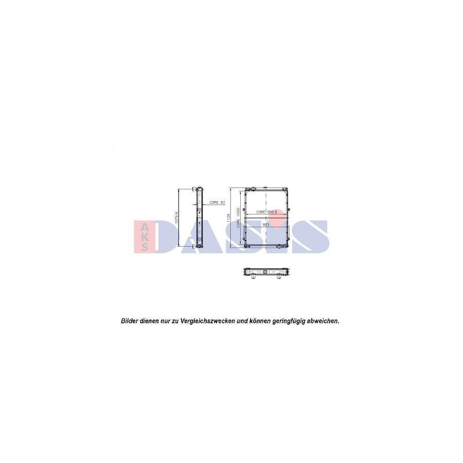 AKS Dasis 460360N Engine Radiator