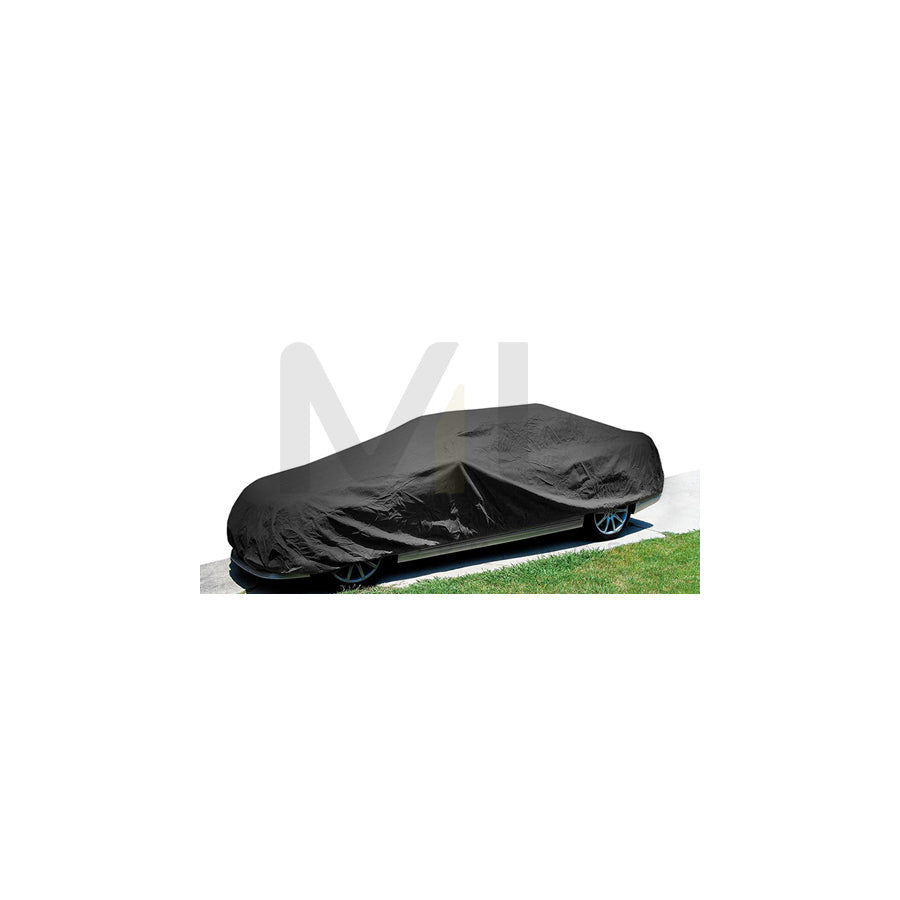 CARPASSION 10020 Car cover full-size, M 385x150 cm, Black