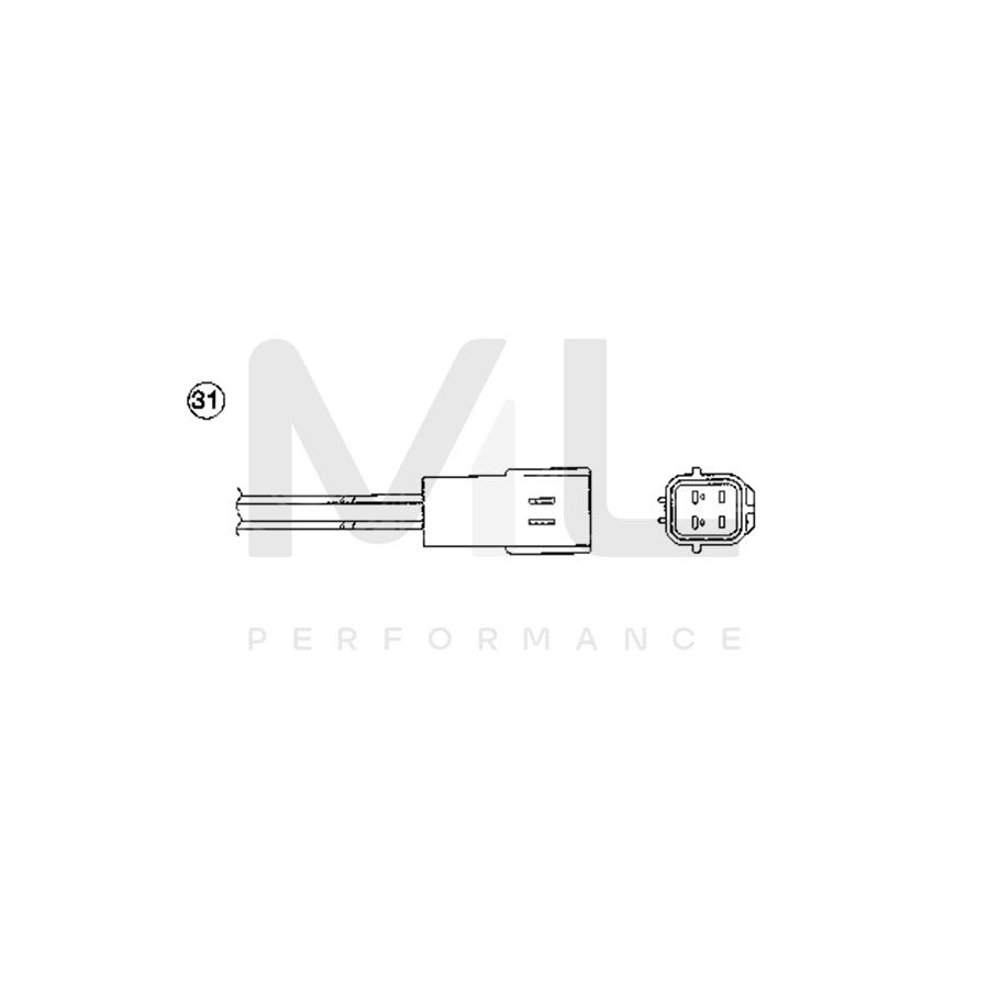 NTK Lambda Sensor / O2 Sensor (NGK 0157) - OZA112-A3 | ML Car Parts UK | ML Performance