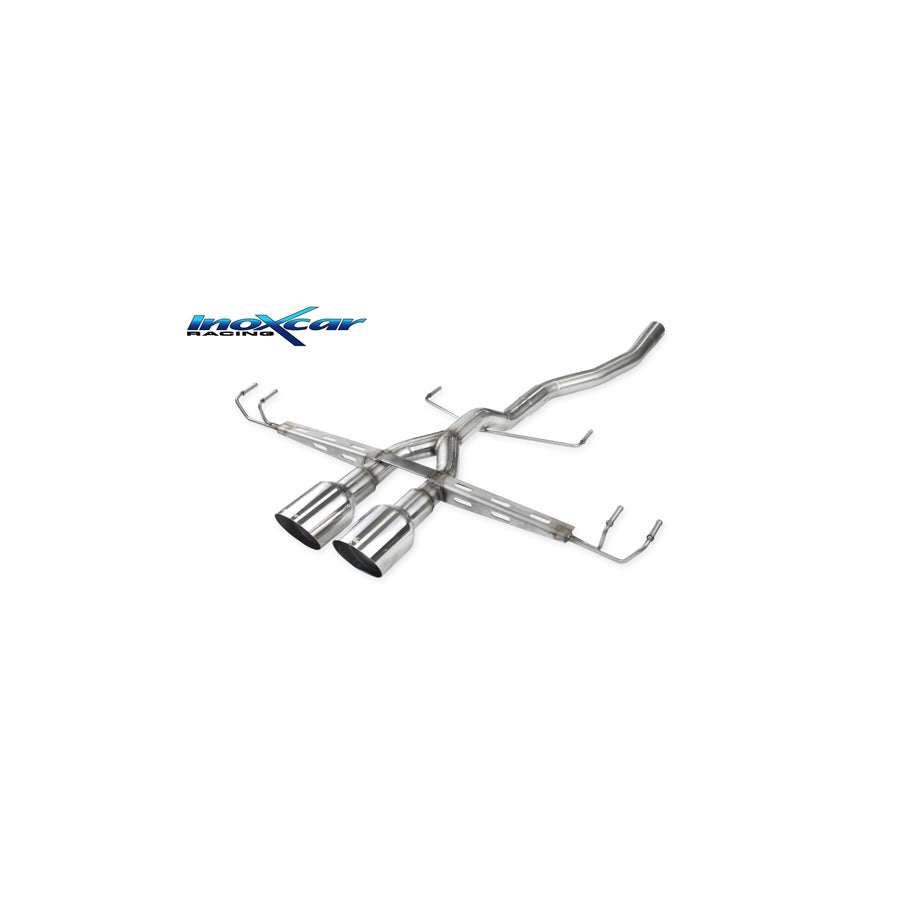 InoXcar HOCI.07.10RA Honda Civic Non-Resonated Rear Exhaust