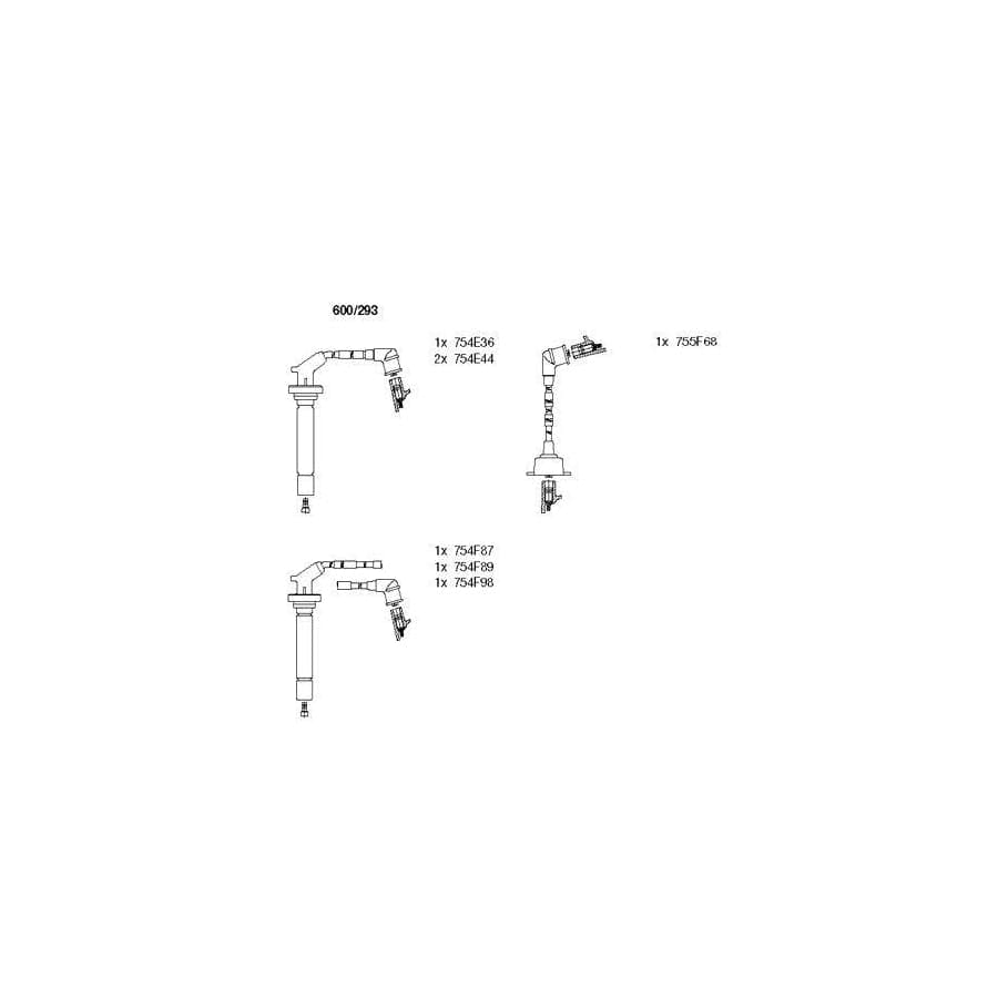 Bremi 600/293 Ignition Cable Kit for Rover 800