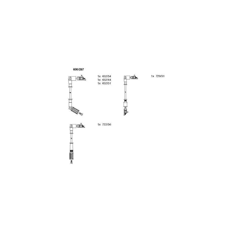 Bremi 600/287 Ignition Cable Kit