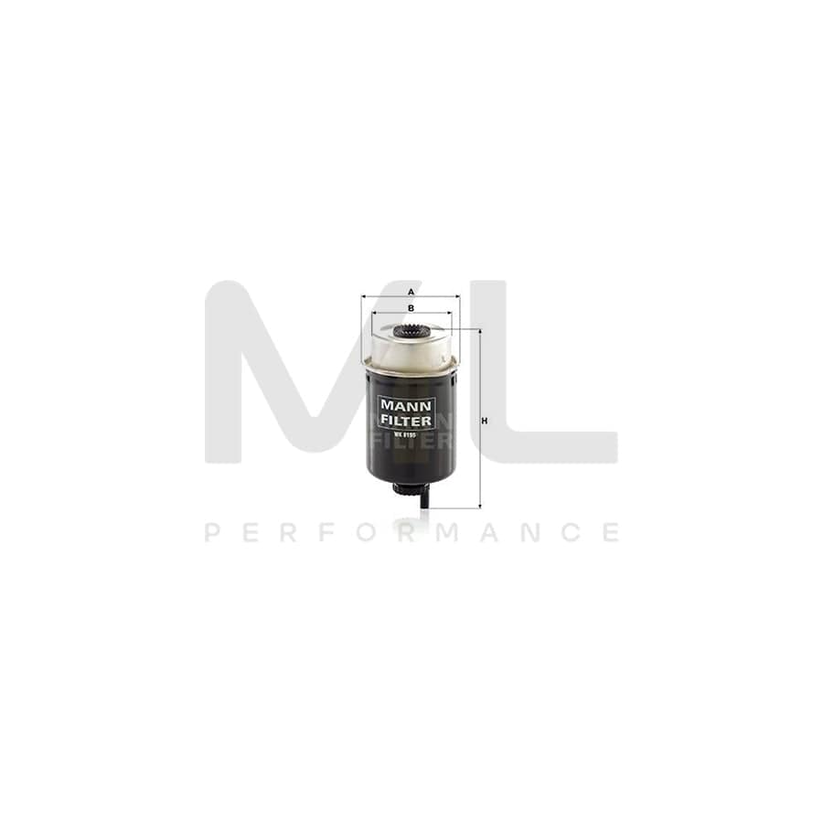 MANN-FILTER WK 8195 Fuel filter Spin-on Filter