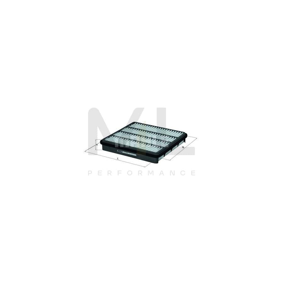 MAHLE ORIGINAL LX 2750 Air Filter Filter Insert | ML Performance Car Parts