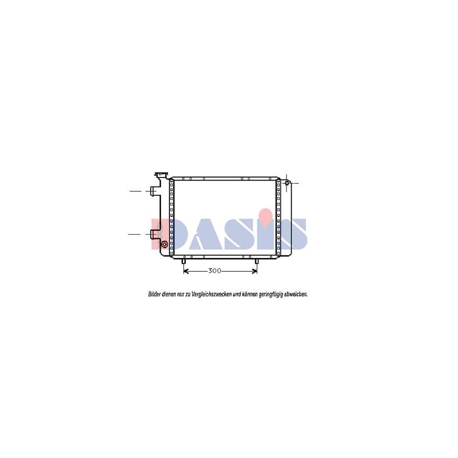 AKS Dasis 180042N Engine Radiator