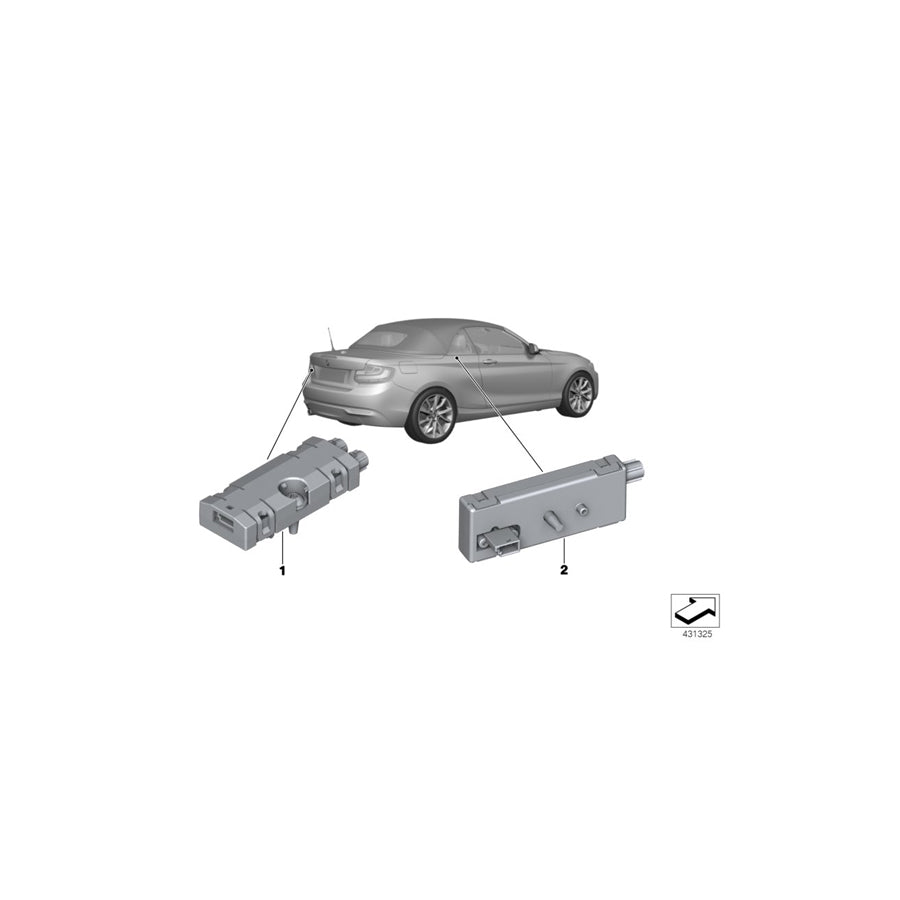 Genuine BMW 65209277818 F23 Antenna Amplifier Fm (Inc. M240i, 228i & M235iX) | ML Performance US Car Parts