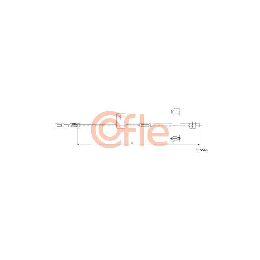 Cofle 92.11.5566 Hand Brake Cable for Ford Transit