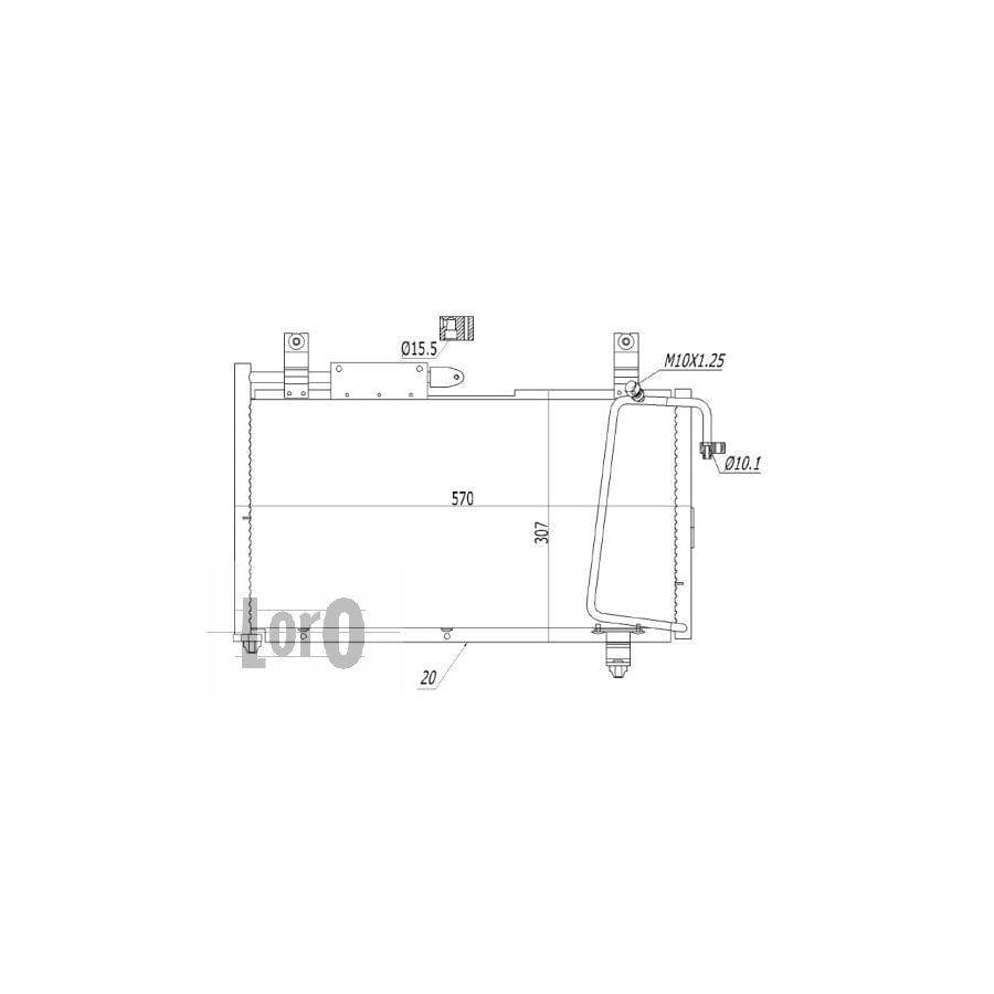 Abakus 0500160006 Air Conditioning Condenser