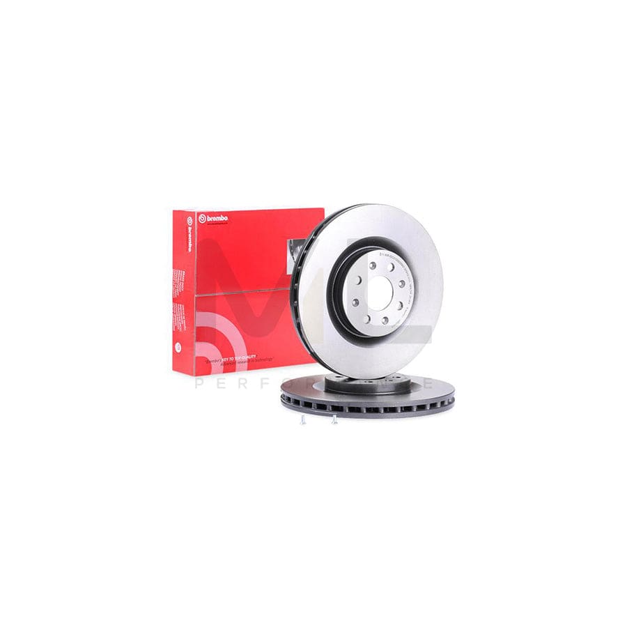 BREMBO COATED DISC LINE 09.8004.31 Brake Disc Internally Vented, Coated, with bolts/screws | ML Performance Car Parts