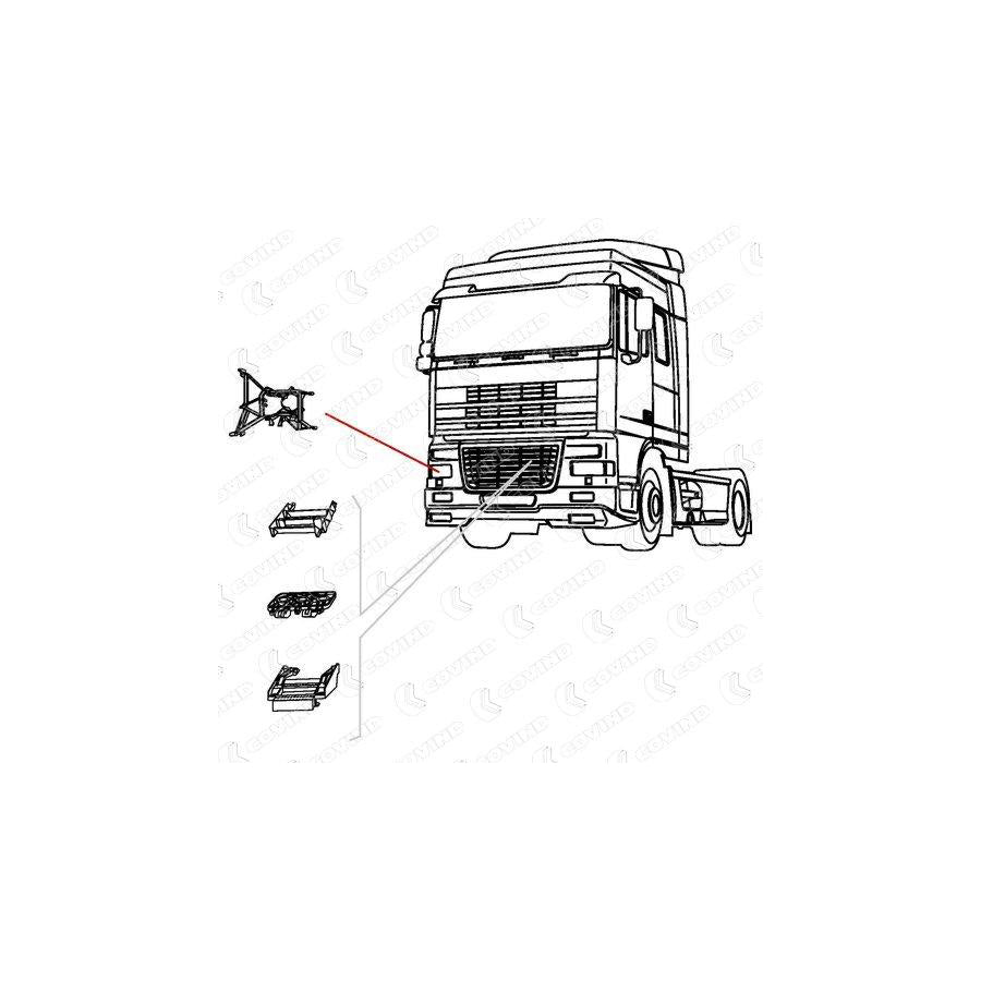 Covind Xf0/100 Base, Headlight