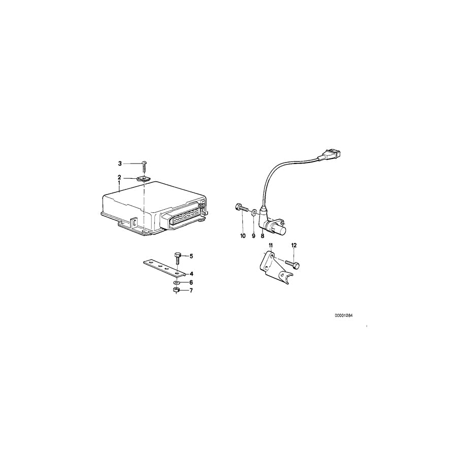 Genuine BMW 12141710685 E28 At-Control Unit (Inc. & 525e) | ML Performance US Car Parts