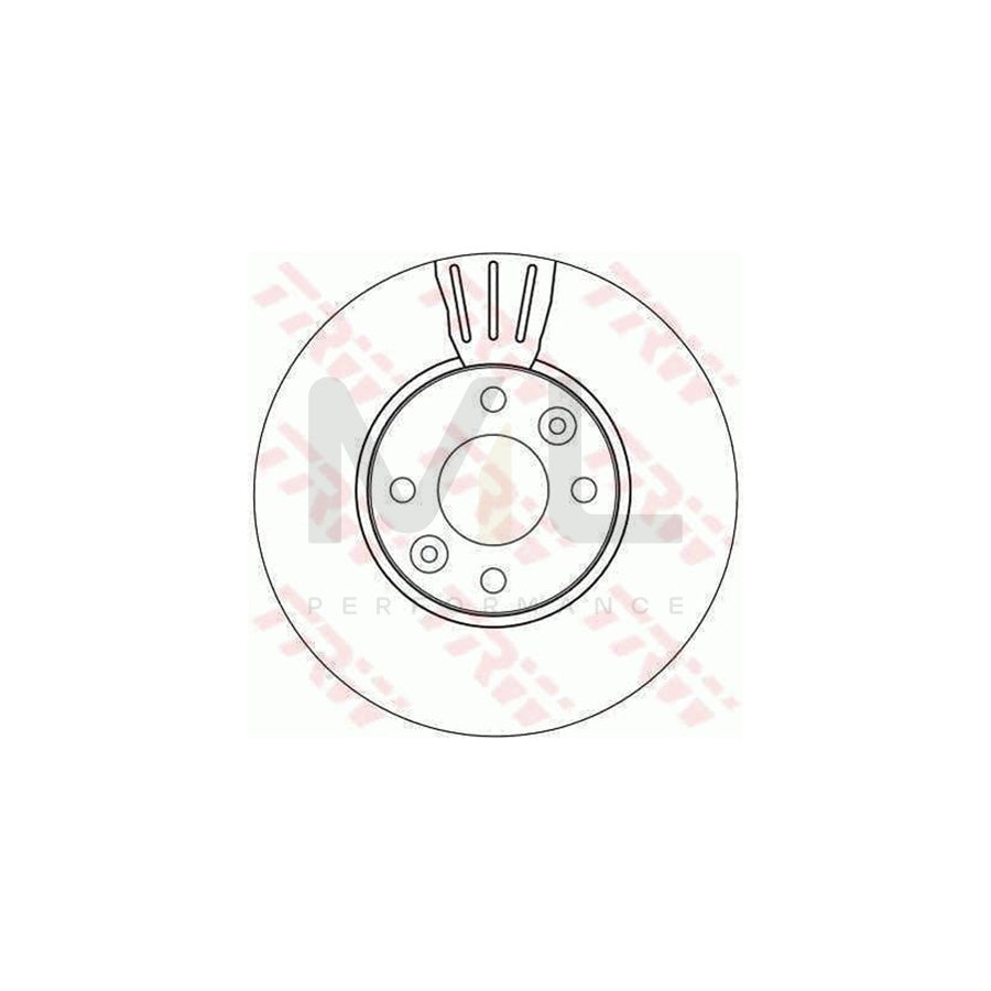 TRW DF4267 Brake Disc Vented | ML Performance Car Parts