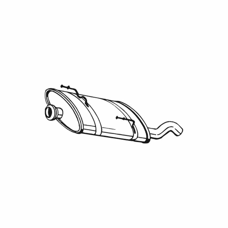 Bosal 190-873 Rear Silencer for Peugeot 206