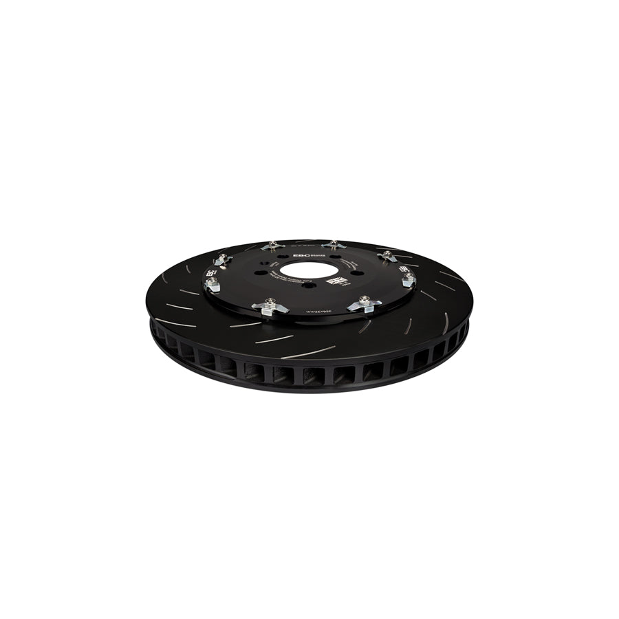 EBC SG2F018 Audi Lamborghini Racing 2 Piece Floating SG Grooved Discs Rear (Complete Assembly) - Brembo Caliper (Inc. R8 & Gallardo) 1 | ML Performance US Car Parts