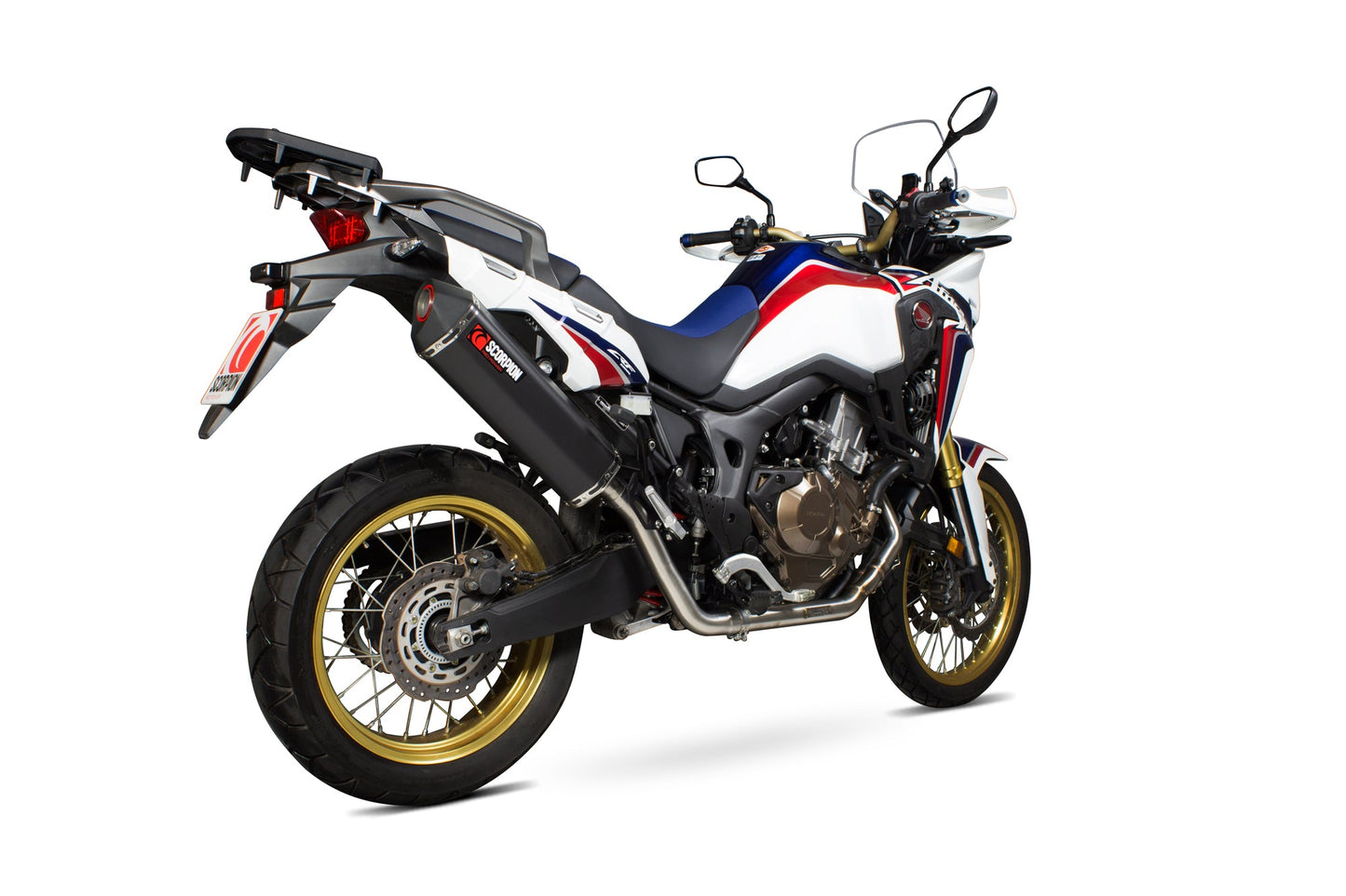 Scorpion RHA173SYSBCER Honda CRF1000 L Serket Parallel Full System - Black Ceramic Coated Sleeve | ML Performance US US