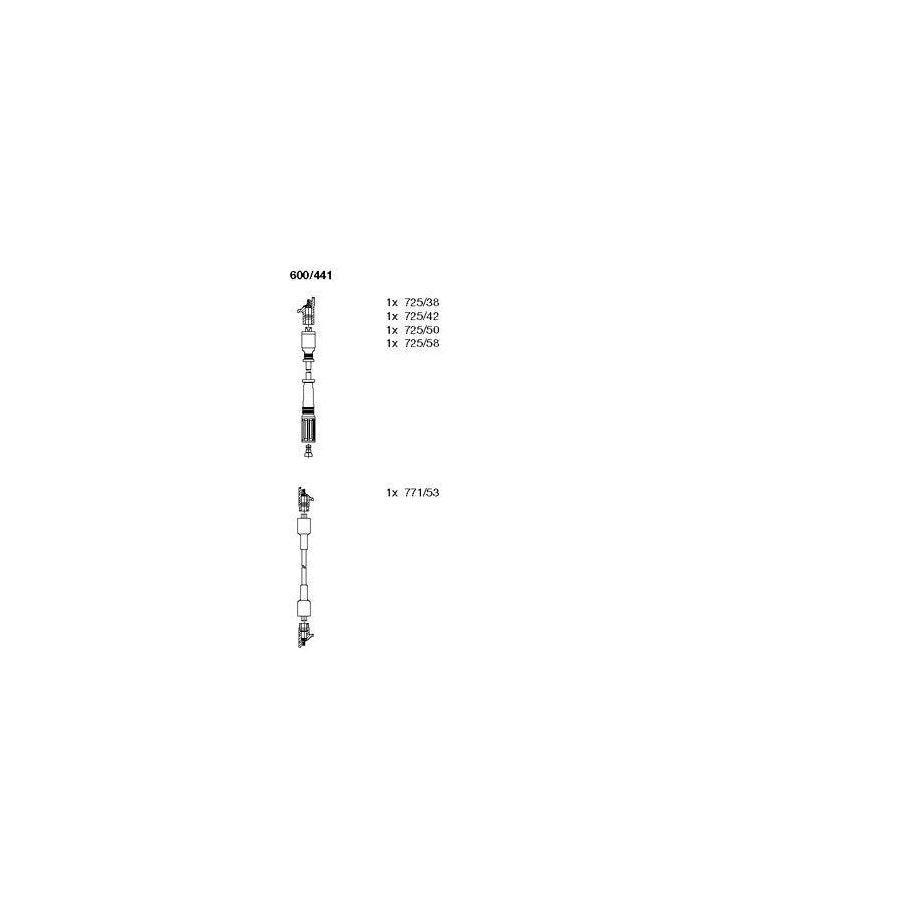 Bremi 600/441 Ignition Cable Kit