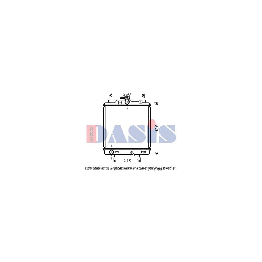 AKS Dasis 320024N Engine Radiator for Suzuki Carry Van (Fd)