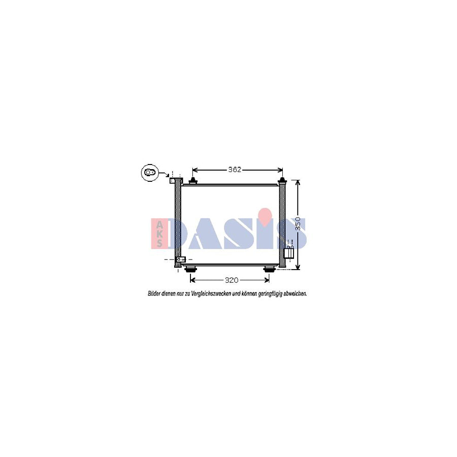 AKS Dasis 152033N Air Conditioning Condenser