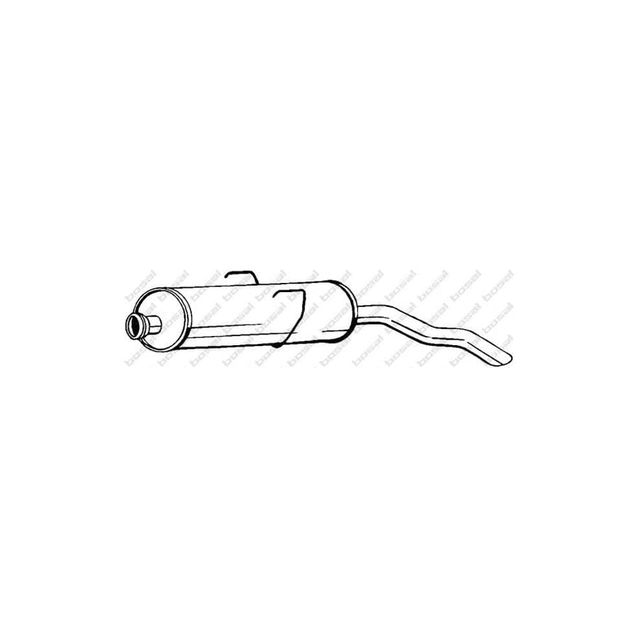 Bosal 190-841 Rear Silencer for Peugeot 309