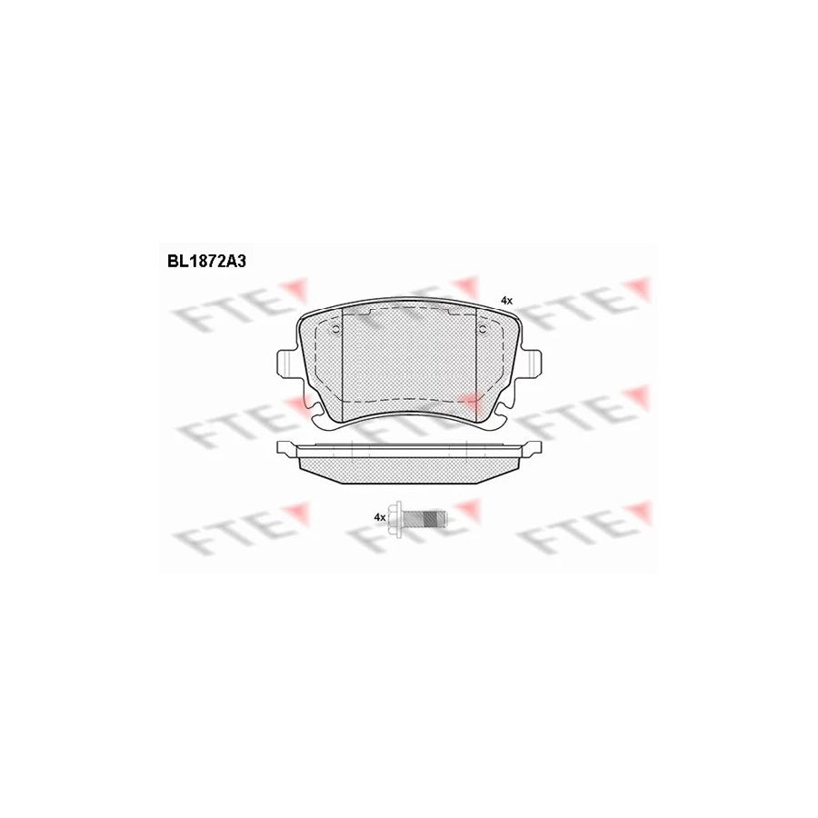 FTE 9010452 Brake Pad Set