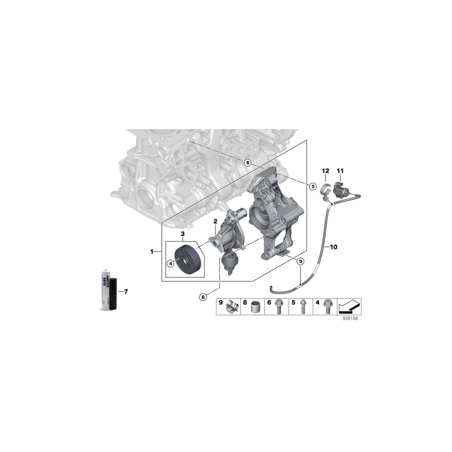 Genuine BMW 11518647783 G11 F33 G01 Hose Clamp (Inc. 740eX, 730i & 330i) | ML Performance US Car Parts