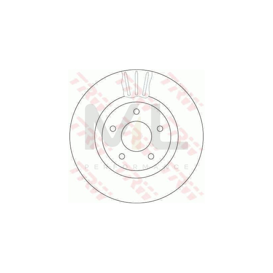 TRW DF4219 Brake Disc Vented | ML Performance Car Parts