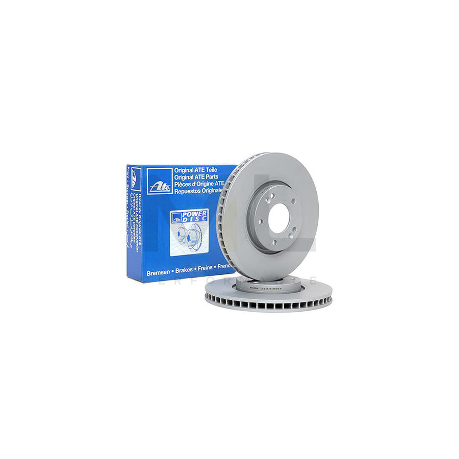 ATE 24.0128-0234.1 Brake Disc Vented, Coated - 1 piece