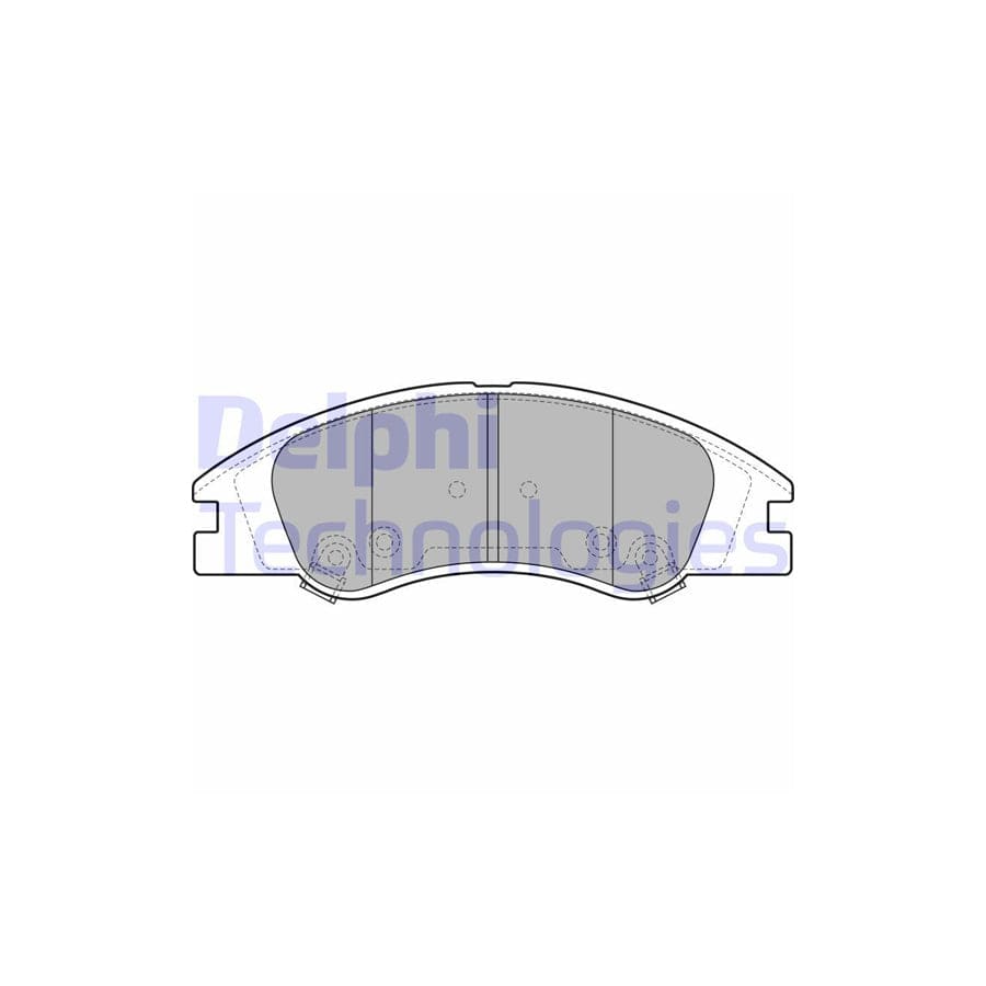 Delphi Lp1932 Brake Pad Set For Kia Cerato