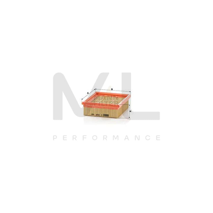 MANN-FILTER C 1537 Air Filter Filter Insert