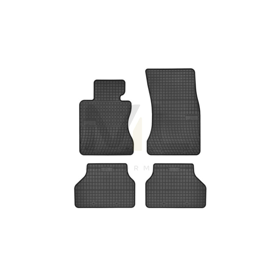 FROGUM Tailored 0663 Floor mat set for BMW 5 Touring (E61) Elastomer, Front and Rear, Quantity: 4, Black, (LHD)