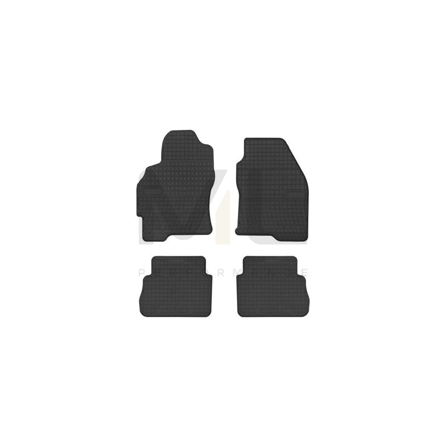 FROGUM Tailored 402034 Floor mat set for FORD MONDEO Elastomer, Front and Rear, Quantity: 4, Black, (LHD)